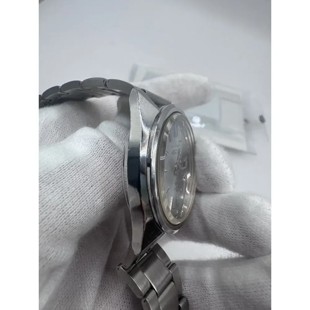 Vintage SEIKO 5 ACTUS SS 6106-7510 Ice Blue 25J Automatic Day-Date